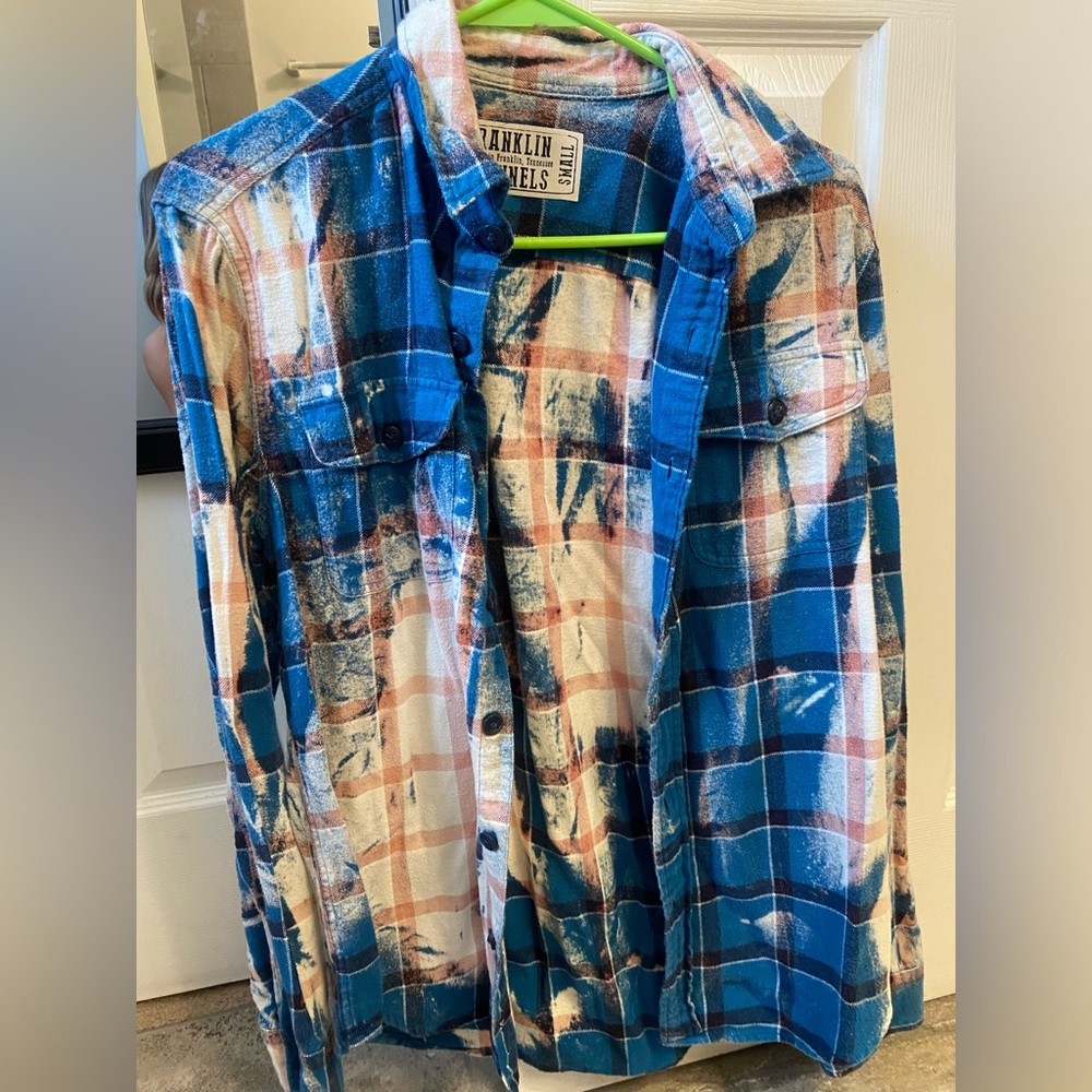 Upcycled flannel. Franklin flannel